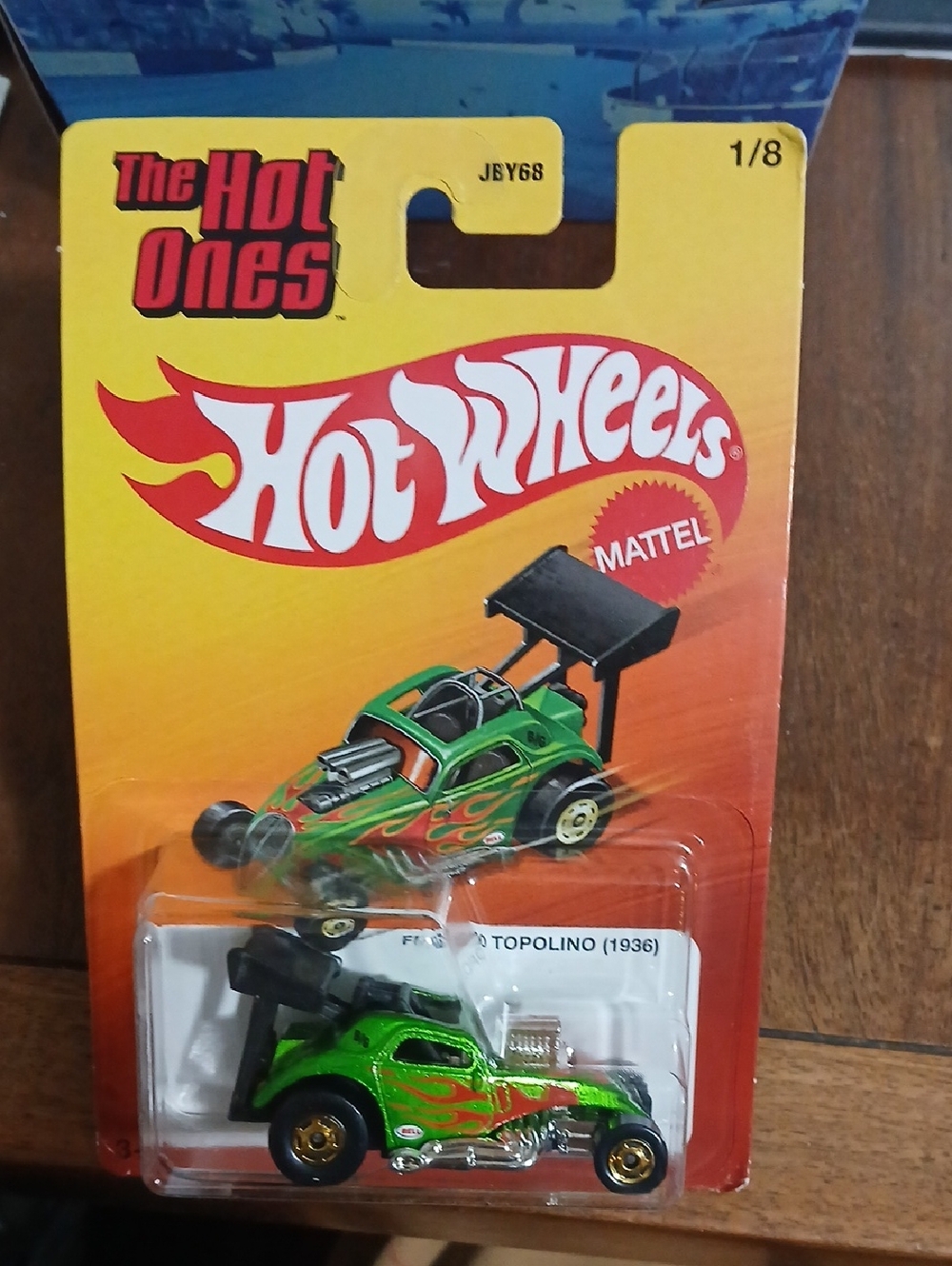 Hot Wheels Ford Topolino Green Flame Die-Cast Toy Car